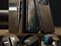 premium kožna preklopna maska iphone 17 pro max